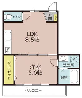 マーリエOKOSHI【2階】の間取り