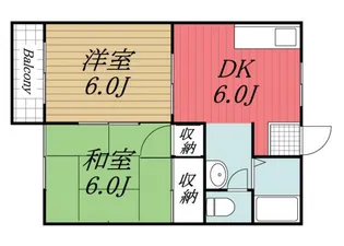クレール佐倉【1階】の間取り