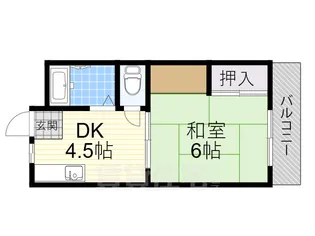 アルティ寝屋川【2階】の間取り