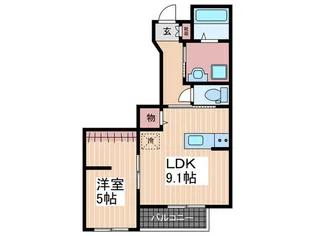 アングーテ【1階】の間取り