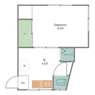 白馬荘【2階】の間取り