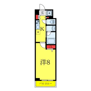 ガリシア板橋【4階】の間取り