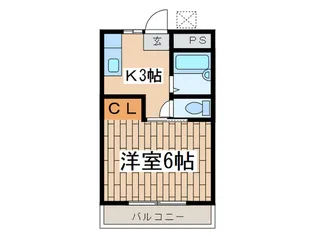 ハニーヒルズ【2階】の間取り