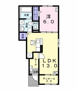 セレノ【1階】の間取り