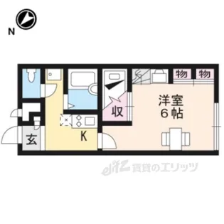 レオパレスぎおう【2階】の間取り