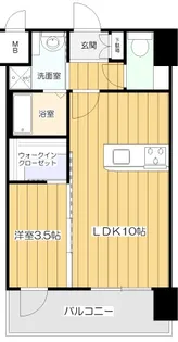 Alivis三国本町【4階】の間取り