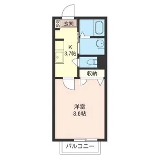 エムロード【2階】の間取り