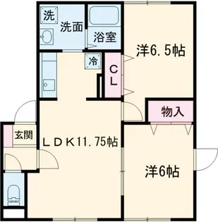ウイング A【1階】の間取り
