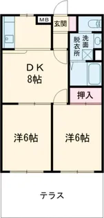 メゾン遠山II【1階】の間取り