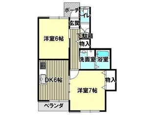 サンガーデン宇多津【1階】の間取り