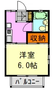 コーポヨシトミ【2階】の間取り