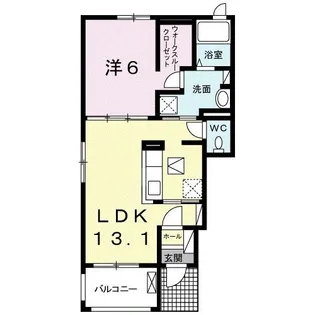グラン・アベニュー航空公園 A【1階】の間取り