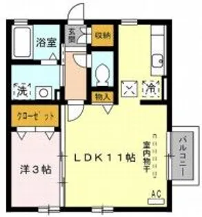 ロイヤルメゾン【1階】の間取り