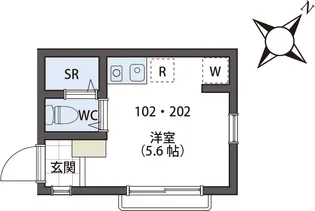 ★角部屋★SiestaVilla清瀬i【2階】の間取り