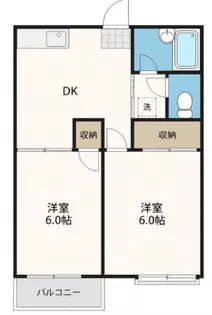 グランデュールテラス【1階】の間取り