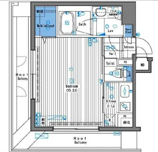 グランド・ガーラ三田【9階】の間取り