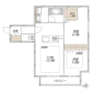 Villa Del Sol VI【3階】の間取り