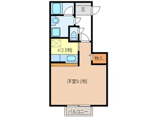 大谷ヴィラ【2階】の間取り