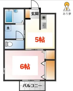 DEN仏向町【2階】の間取り
