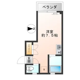 第三シャトル矢島【1階】の間取り