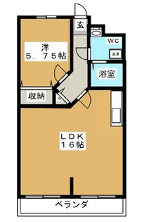 サンミニアム原宿【2階】の間取り