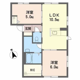 サンマリーナ【1階】の間取り