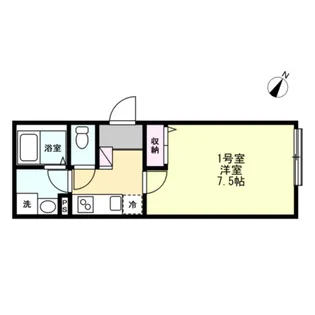 ベイルーム海老名かしわ台【2階】の間取り
