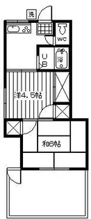 高見アパート【3階】の間取り