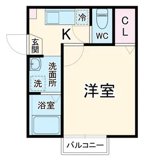 シャルマン指扇【2階】の間取り
