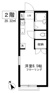 ヴィラかわかみ【2階】の間取り