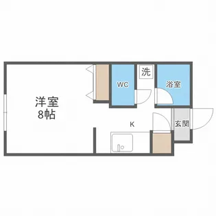 ベルデュール麻生【1階】の間取り