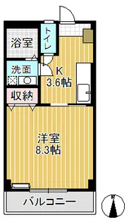 メゾン エクセル【1階】の間取り