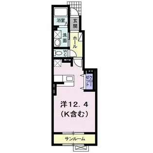 ニュー・ハーモニー【1階】の間取り