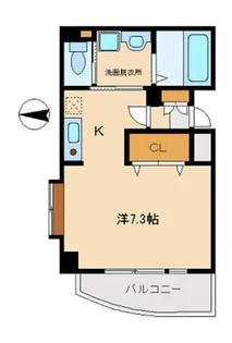 リジェール【4階】の間取り