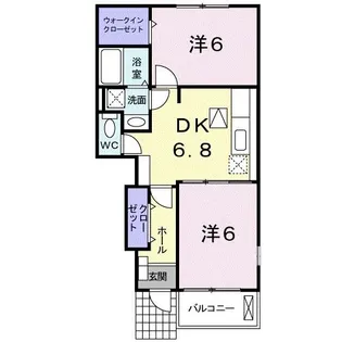 サンリット【1階】の間取り