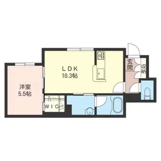 Alflat【1階】の間取り