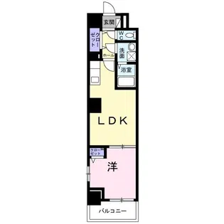 グランリーオ川崎レジデンス【6階】の間取り