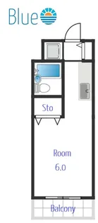 エステートピア湘南【1階】の間取り