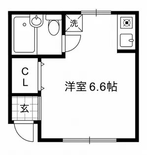 パールフラッツ【1階】の間取り