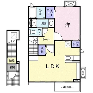 セラーノI【2階】の間取り