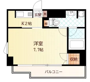 リファイズエムエス【5階】の間取り