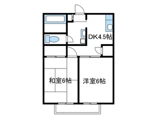 サンライブ海老名【1階】の間取り