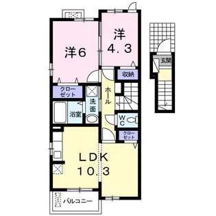 ヴィーナス【2階】の間取り