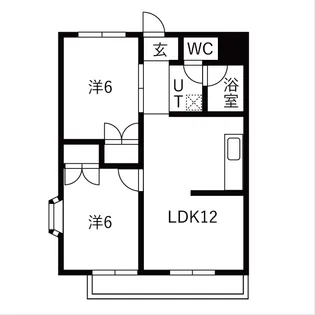 レジデンスRS【2階】の間取り