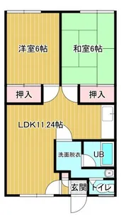 サンフィルI【2階】の間取り
