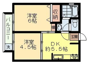 代田レジデンス【2階】の間取り