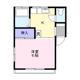 北谷メゾン【2階】の間取り
