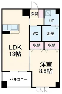 エスライフ浄水駅前 南館【2階】の間取り