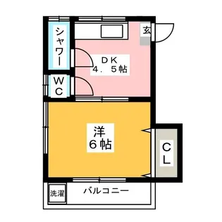すずしろ荘【1階】の間取り