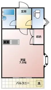 エレガンス木花II【1階】の間取り